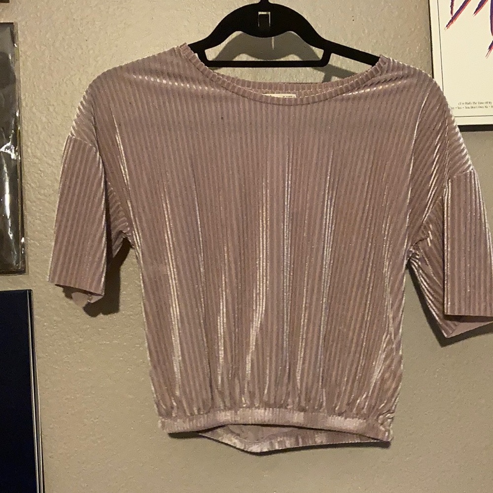 Zara velvet top size small